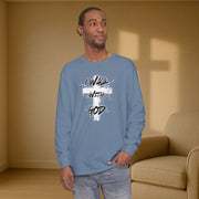 I Walk with God Unisex Relaxed Fit Long Sleeve T-Shirt - My Faith My Father