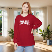 You Are Loved Unisex Relaxed Fit Long Sleeve T-Shirt - My Faith My Father