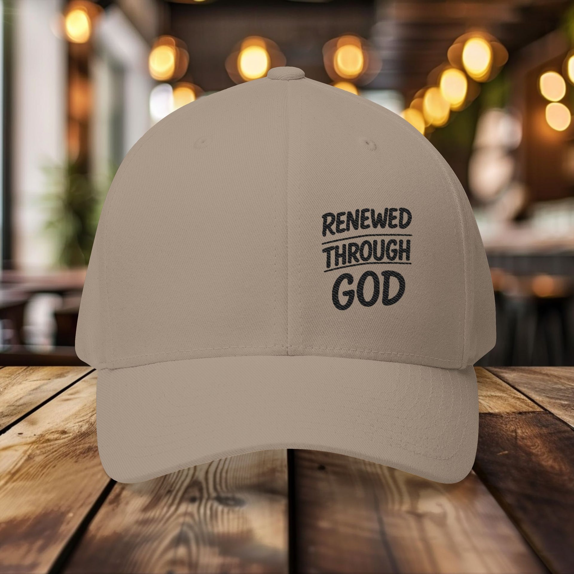 Renewed Through God Flexfit Hat - My Faith My Father