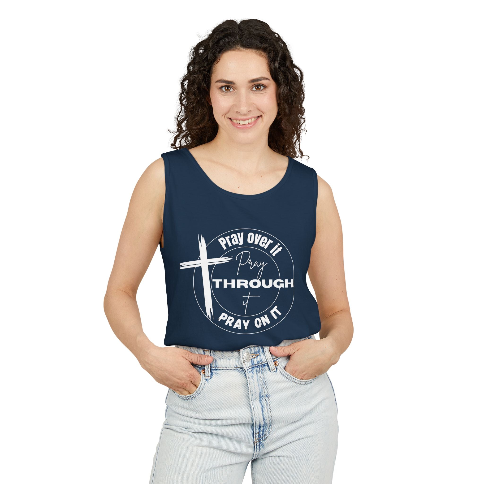 Pray Over It Unisex Relaxed Fit Tank Top