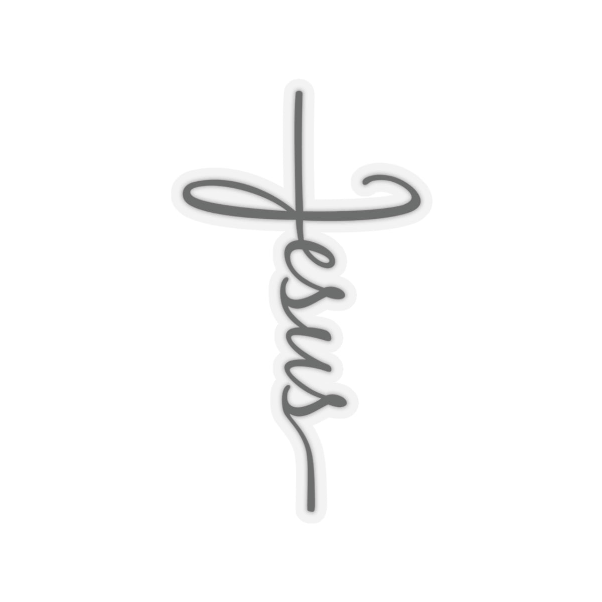 Jesus Kiss-Cut Stickers