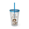 Jesus Is My Shepherd Sunsplash 16oz Tumbler With Straw - My Faith My Father