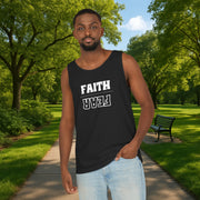 Faith Over Fear Unisex Relaxed Fit Tank Top - My Faith My Father