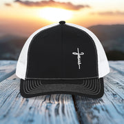 Jesus Cross Snapback Trucker Hat - My Faith My Father