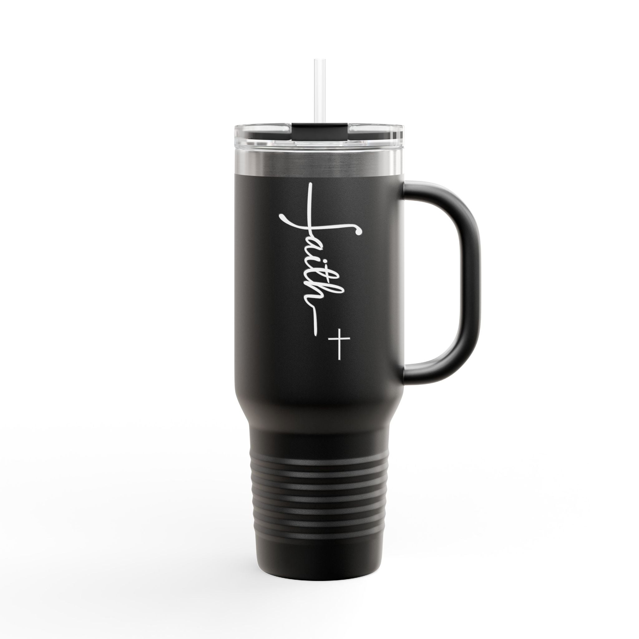 Faith + Cross 40oz Insulated Travel Mug