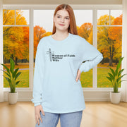 Woman of Faith, Mother, Wife Unisex Relaxed Fit Long Sleeve T-Shirt - My Faith My Father