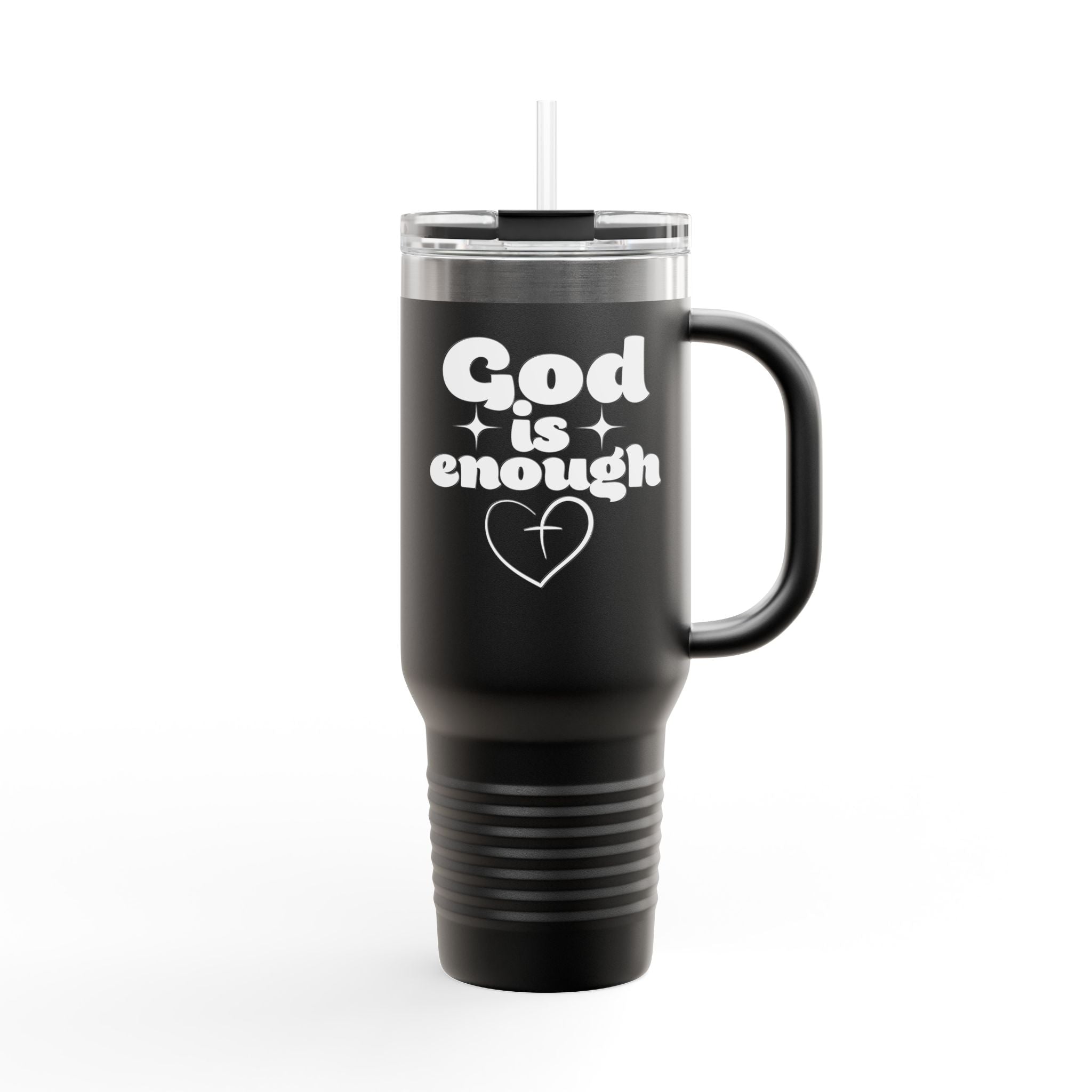 God Is Enough 40oz Insulated Travel Mug