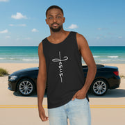 Jesus Cross Unisex Relaxed Fit Tank Top - My Faith My Father