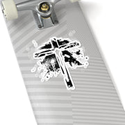 Jesus On Cross Kiss-Cut Stickers - My Faith My Father