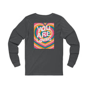 You Are Loved Retro Unisex Long Sleeve T-Shirt - My Faith My Father