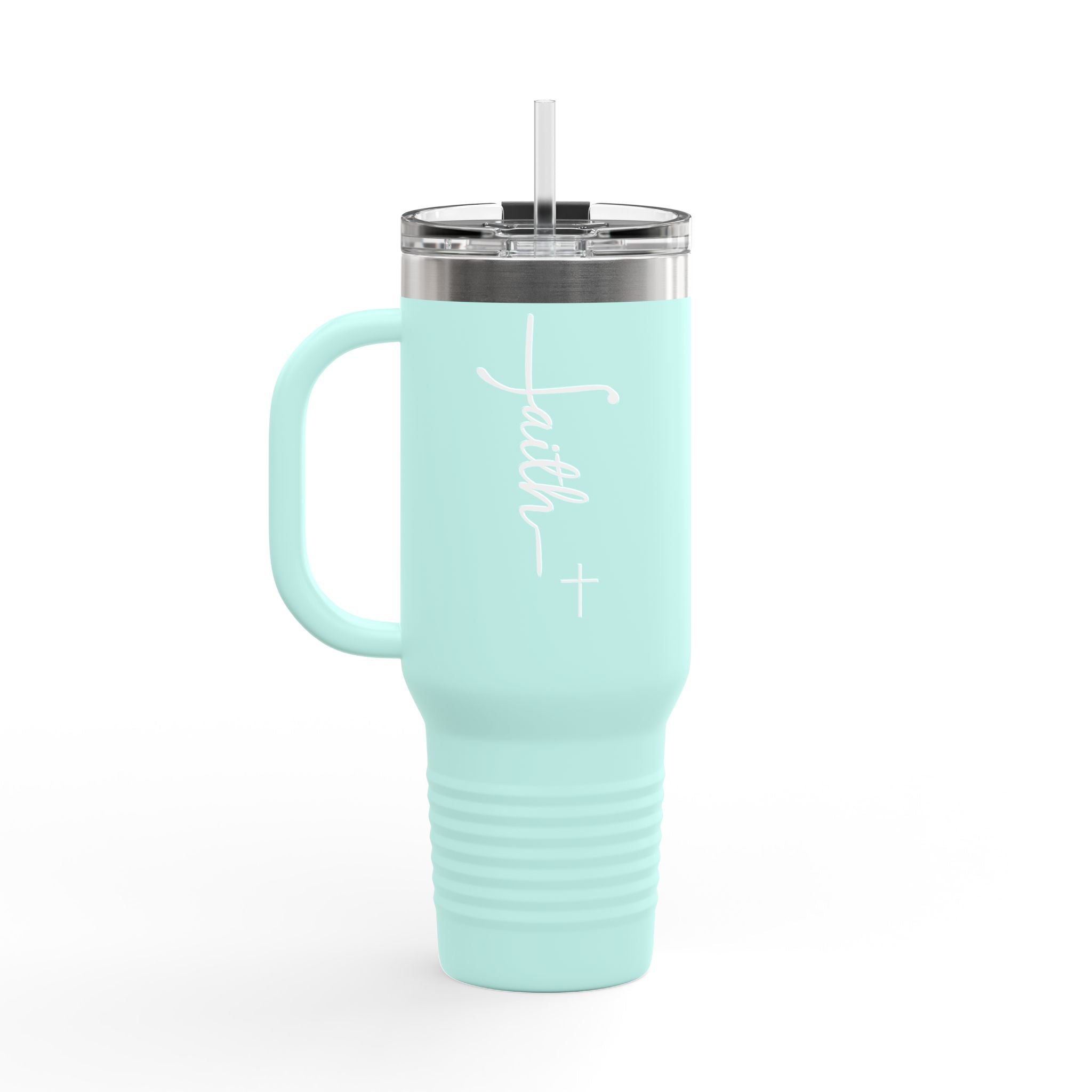 Faith + Cross 40oz Insulated Travel Mug