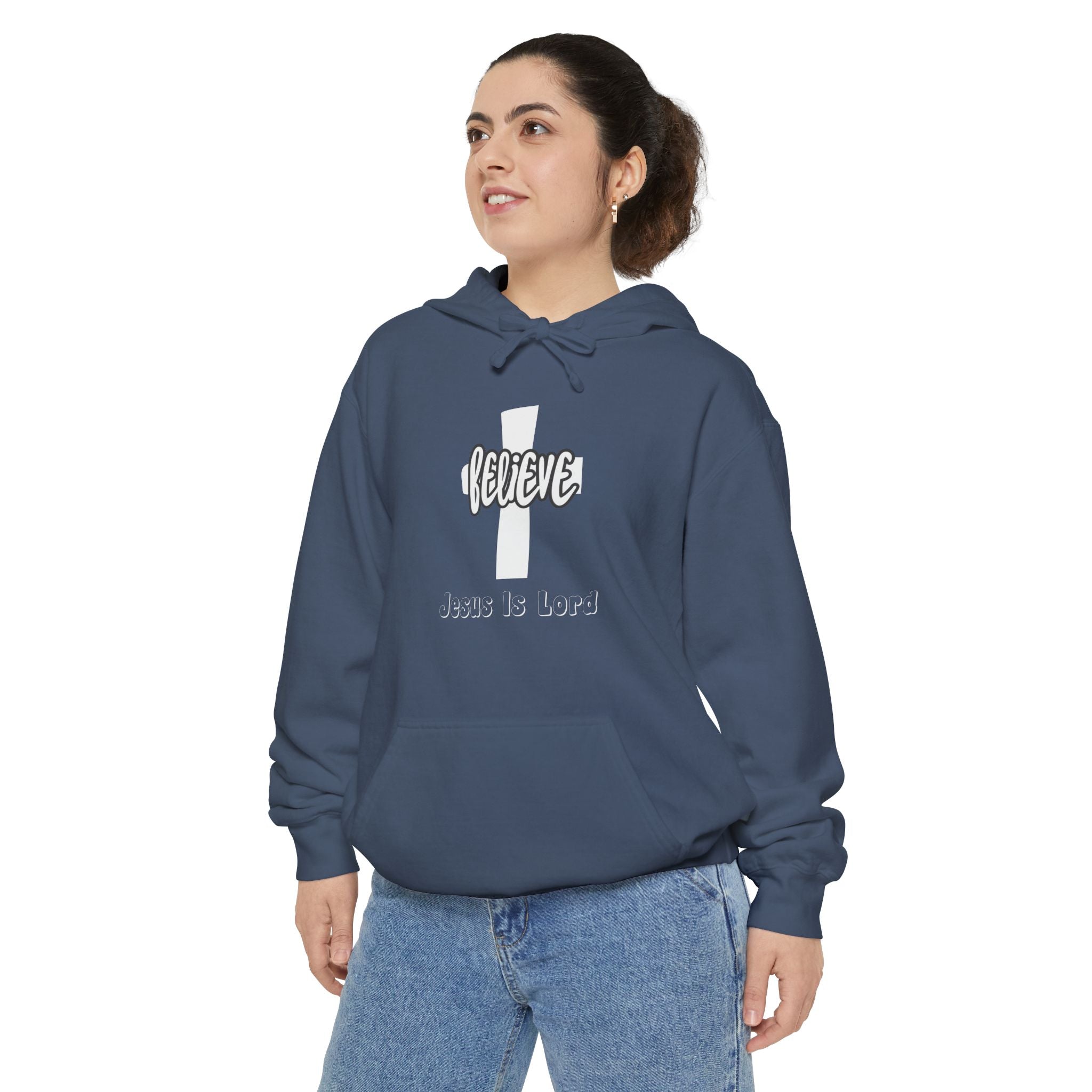 Believe Jesus Is Lord Unisex Relaxed Fit Long Sleeve T-Shirt