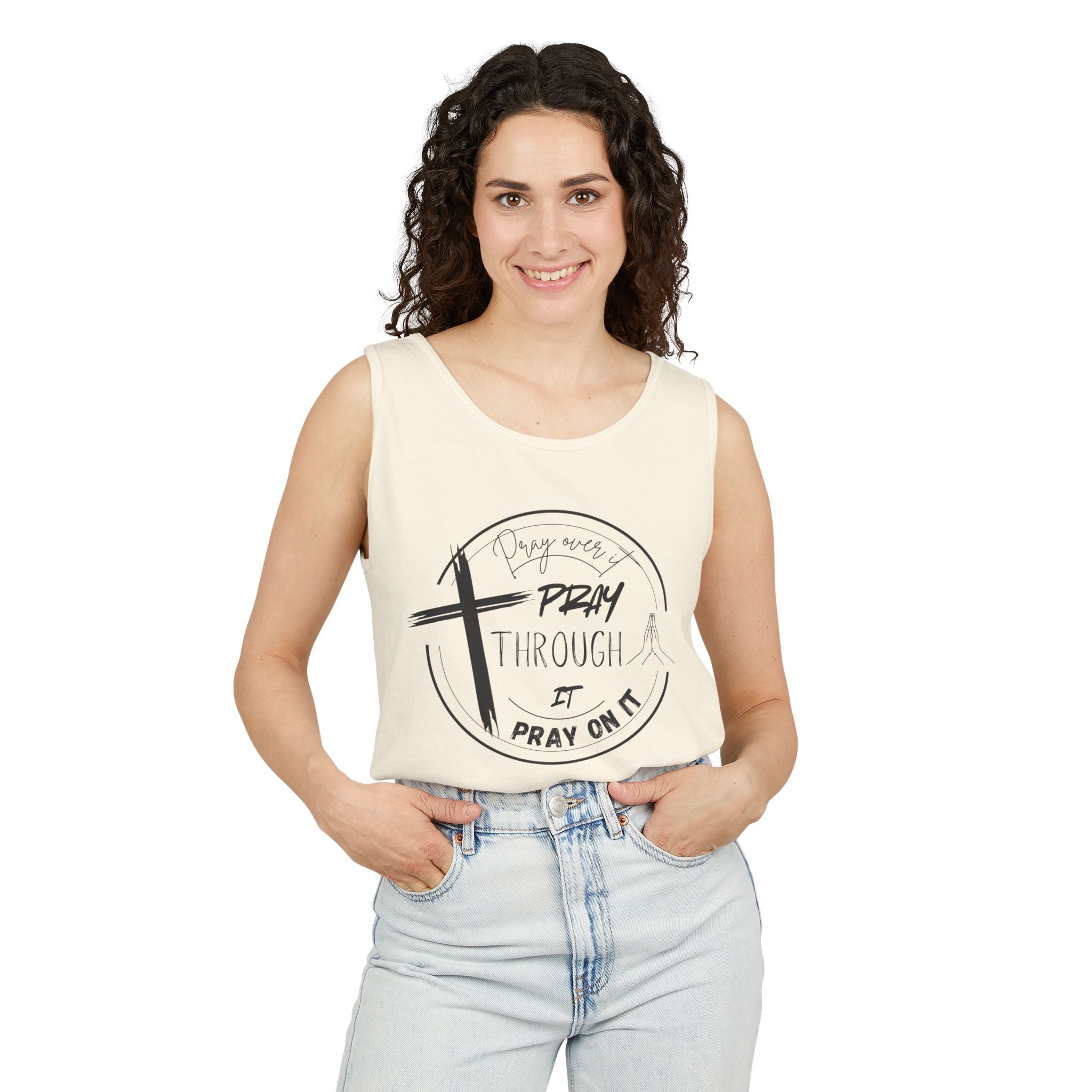 Pray Over It Unisex Relaxed Fit Tank Top