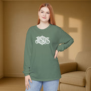 Jesus Unisex Relaxed Fit Long Sleeve T-Shirt - My Faith My Father