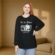 He Is Risen Unisex Relaxed Fit Long Sleeve T-Shirt - My Faith My Father