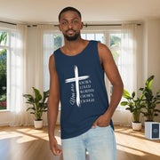 You Are Known, Loved, Worthy, Chosen, Enough Unisex Relaxed Fit Tank Top - My Faith My Father