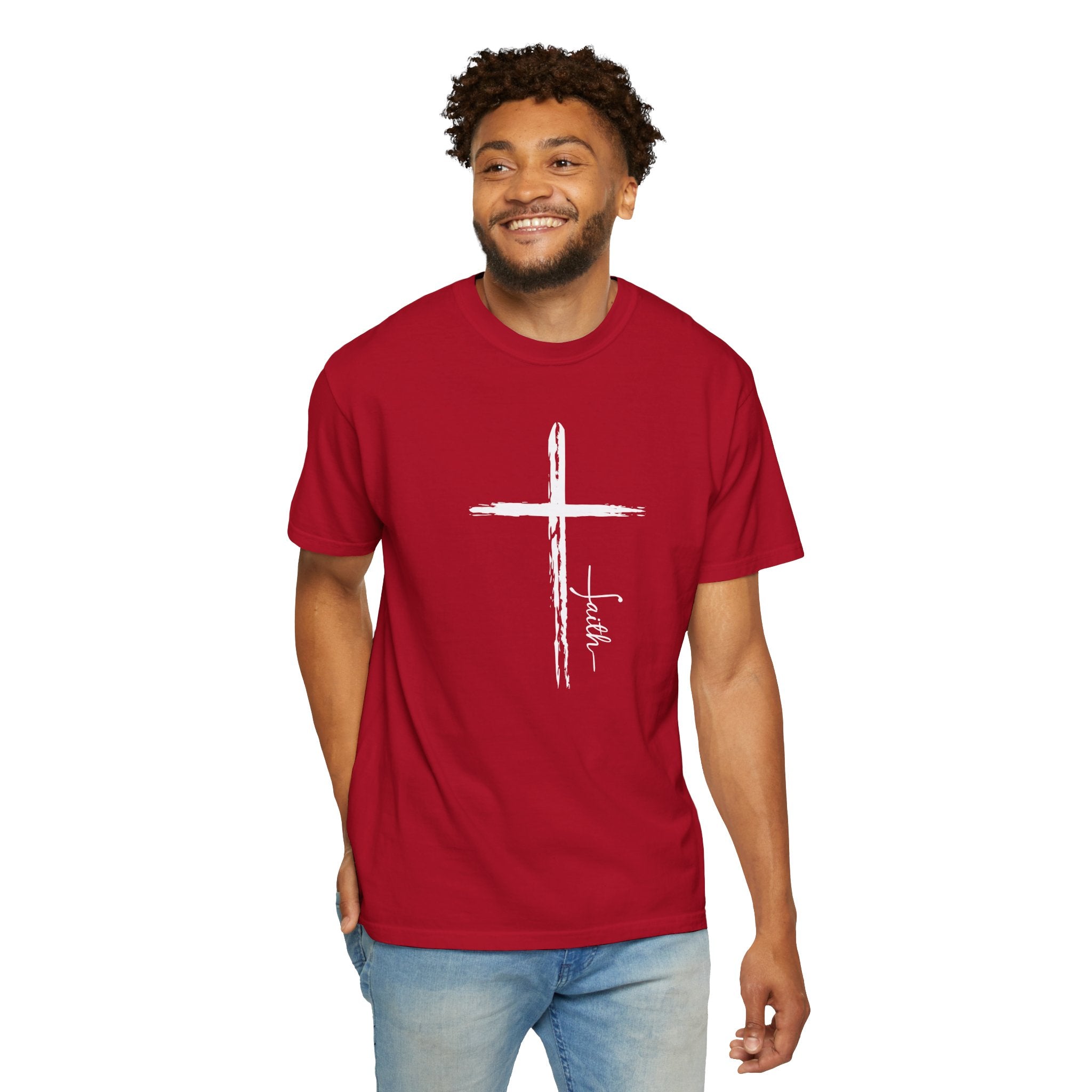 Cross With Faith Unisex Relaxed Fit T-Shirt