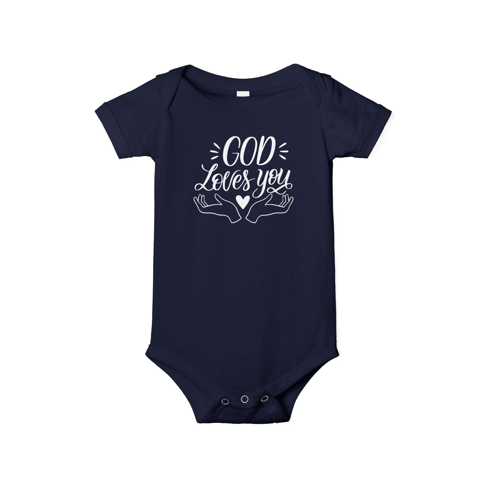 God Loves You Infant One Piece