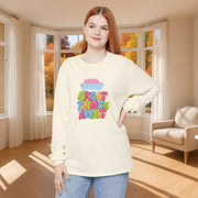 With God, Great Things Await Unisex Relaxed Fit Long Sleeve T-Shirt - My Faith My Father