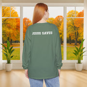 Jesus Saves Unisex Long Sleeve T-Shirt - My Faith My Father