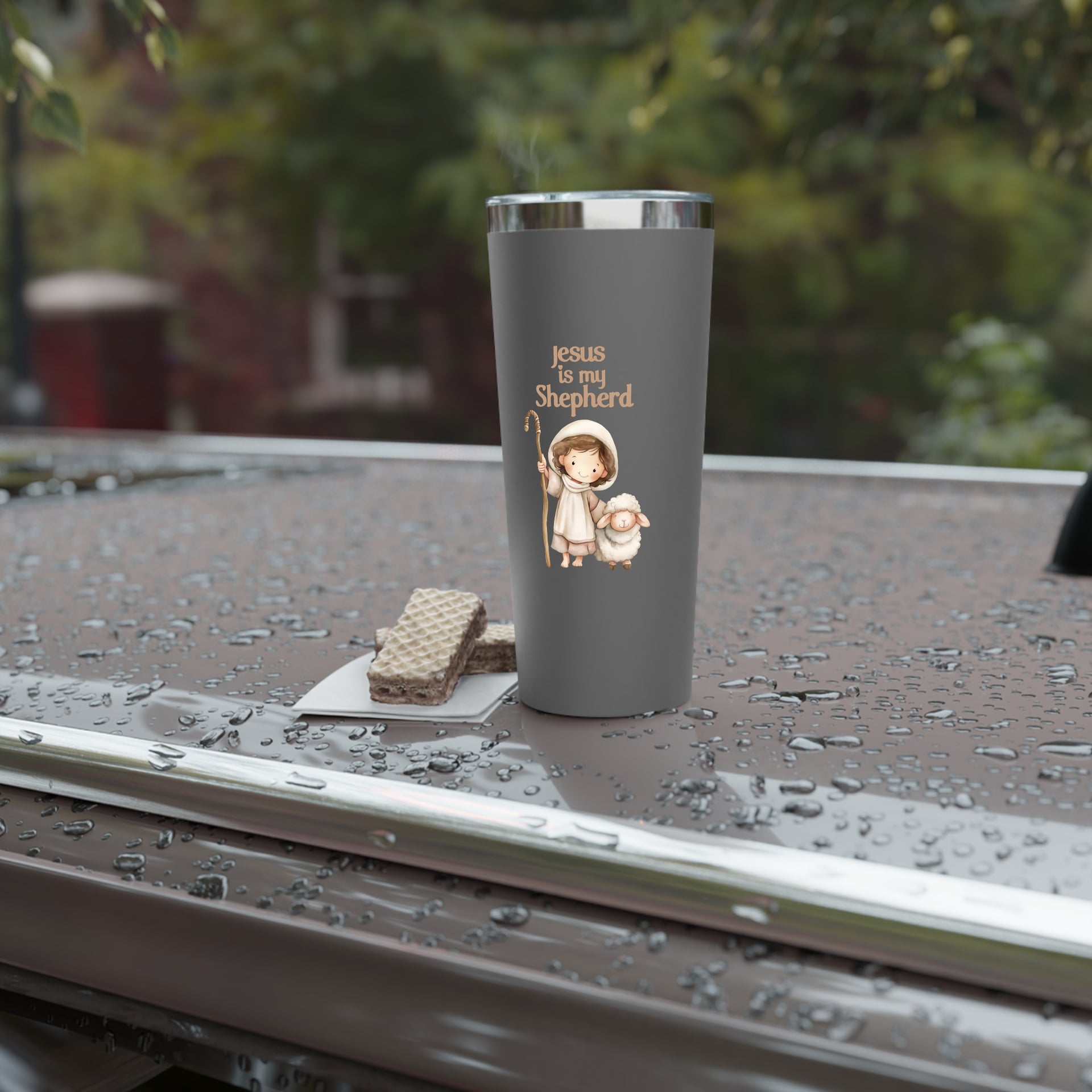 Jesus Is My Shepherd 22oz Copper Vacuum Insulated Tumbler - My Faith My Father