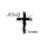 Jesus Is King Kiss-Cut Stickers - My Faith My Father