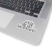 God is My Refuge Kiss-Cut Stickers - My Faith My Father