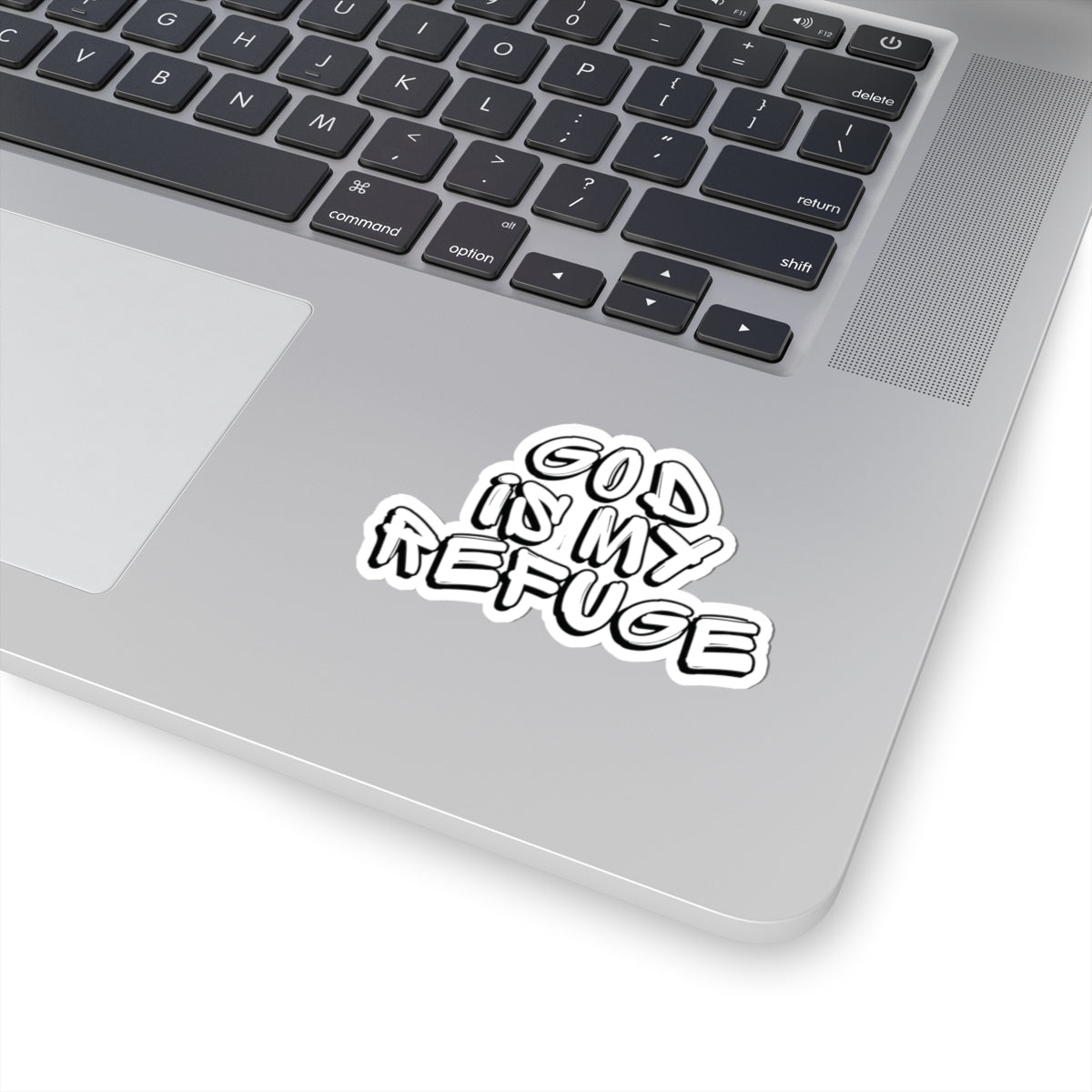 God is My Refuge Kiss-Cut Stickers - My Faith My Father