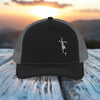 Faith + Cross Snapback Trucker Hat - My Faith My Father