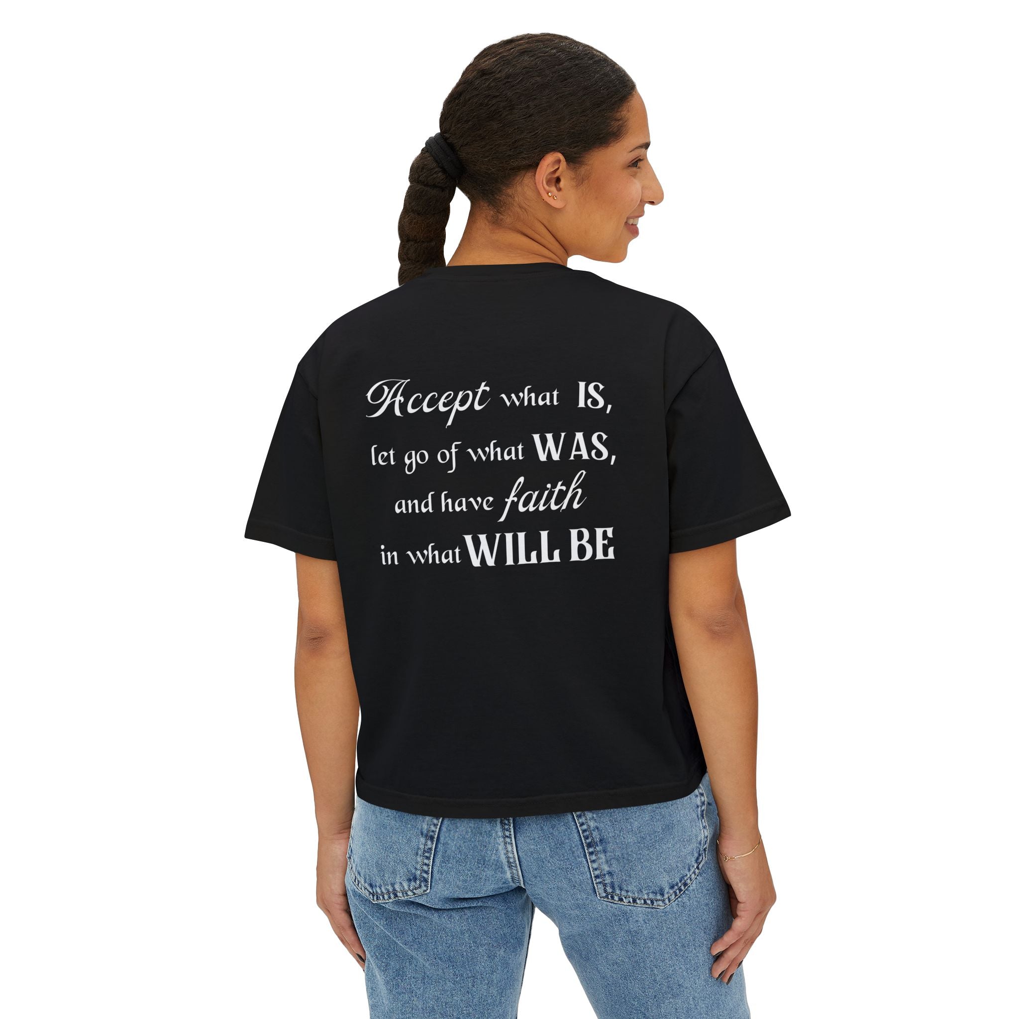 Accept What Is Women's Boxy T-Shirt