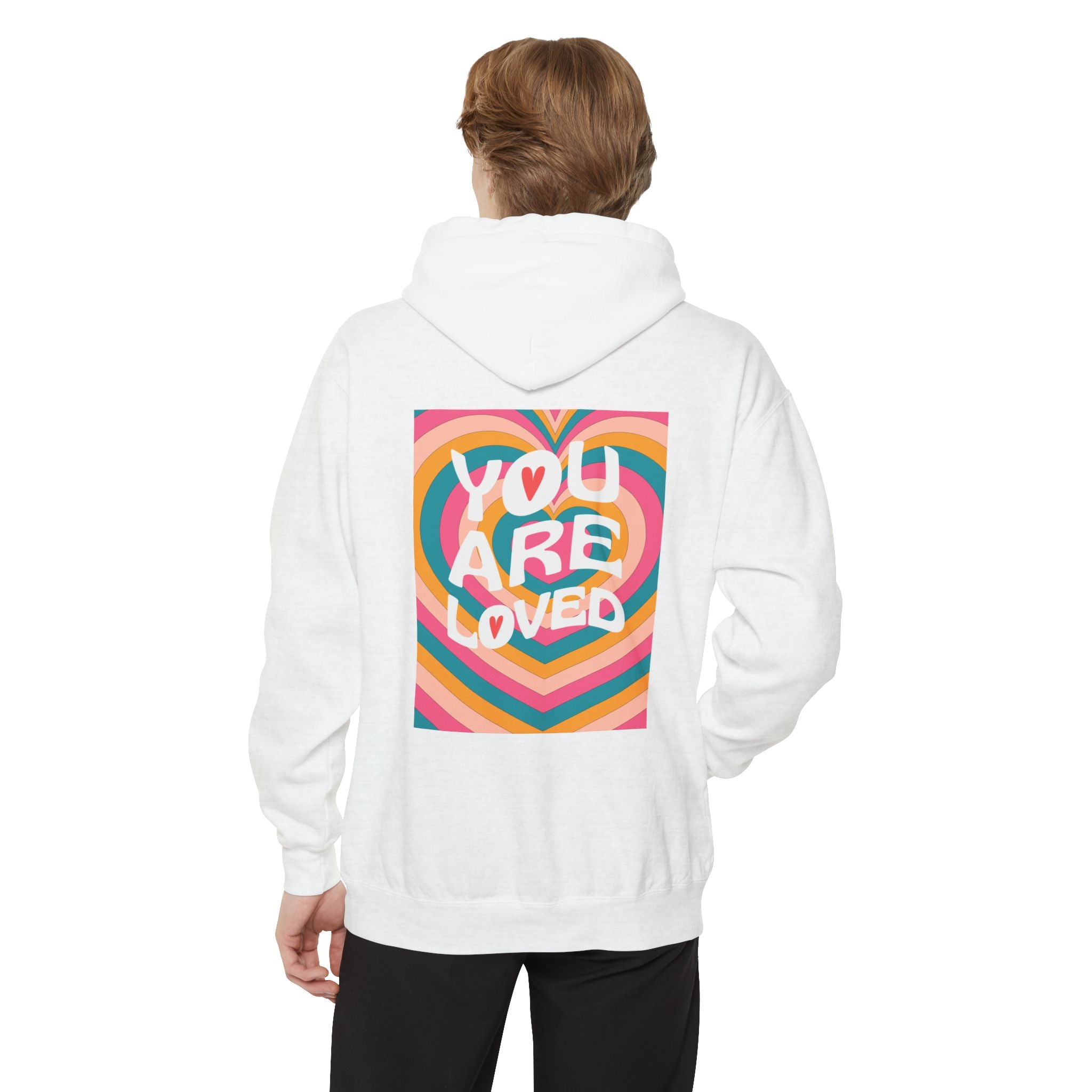 You Are Loved Retro, Unisex, Relaxed Fit Hoodie