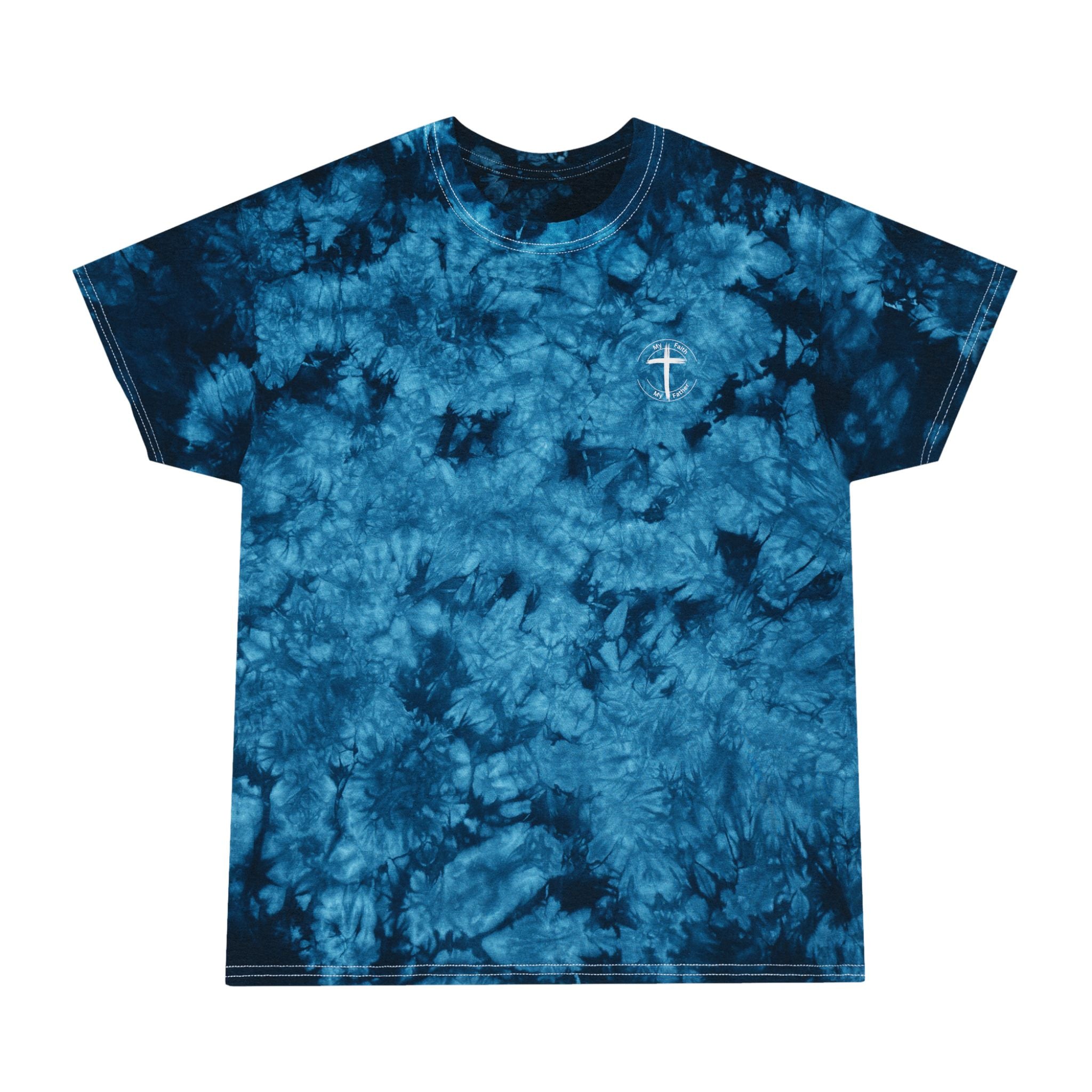 All I Need Is Jesus – Unisex Crystal Tie-Dye Christian T-Shirt | Bold Faith Apparel for Everyday Wear