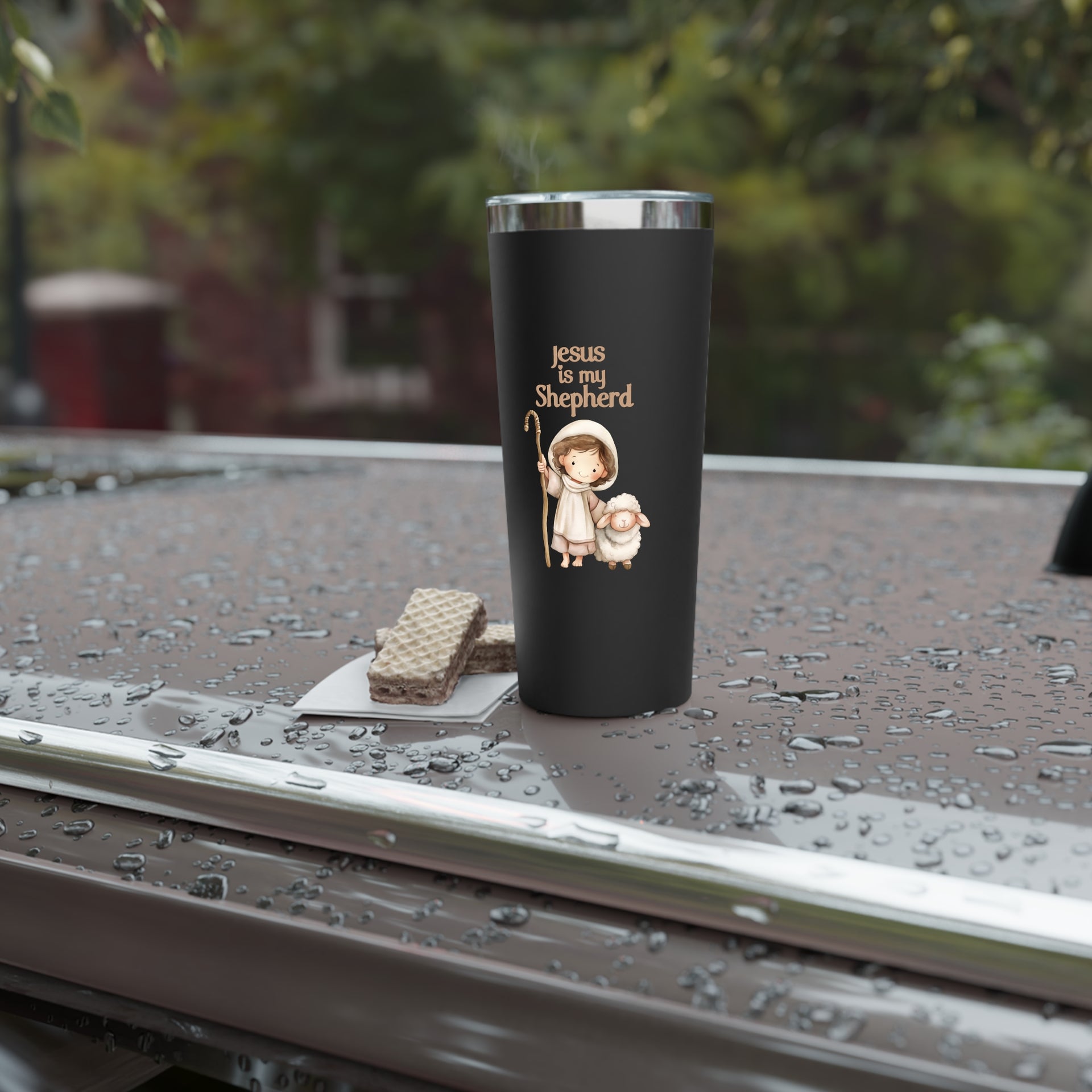 Jesus Is My Shepherd 22oz Copper Vacuum Insulated Tumbler - My Faith My Father
