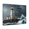 Psalm 18:2 Lighthouse Matte Canvas Wall Art - My Faith My Father