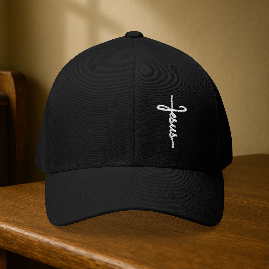 Jesus Cross Flexfit Hat - My Faith My Father