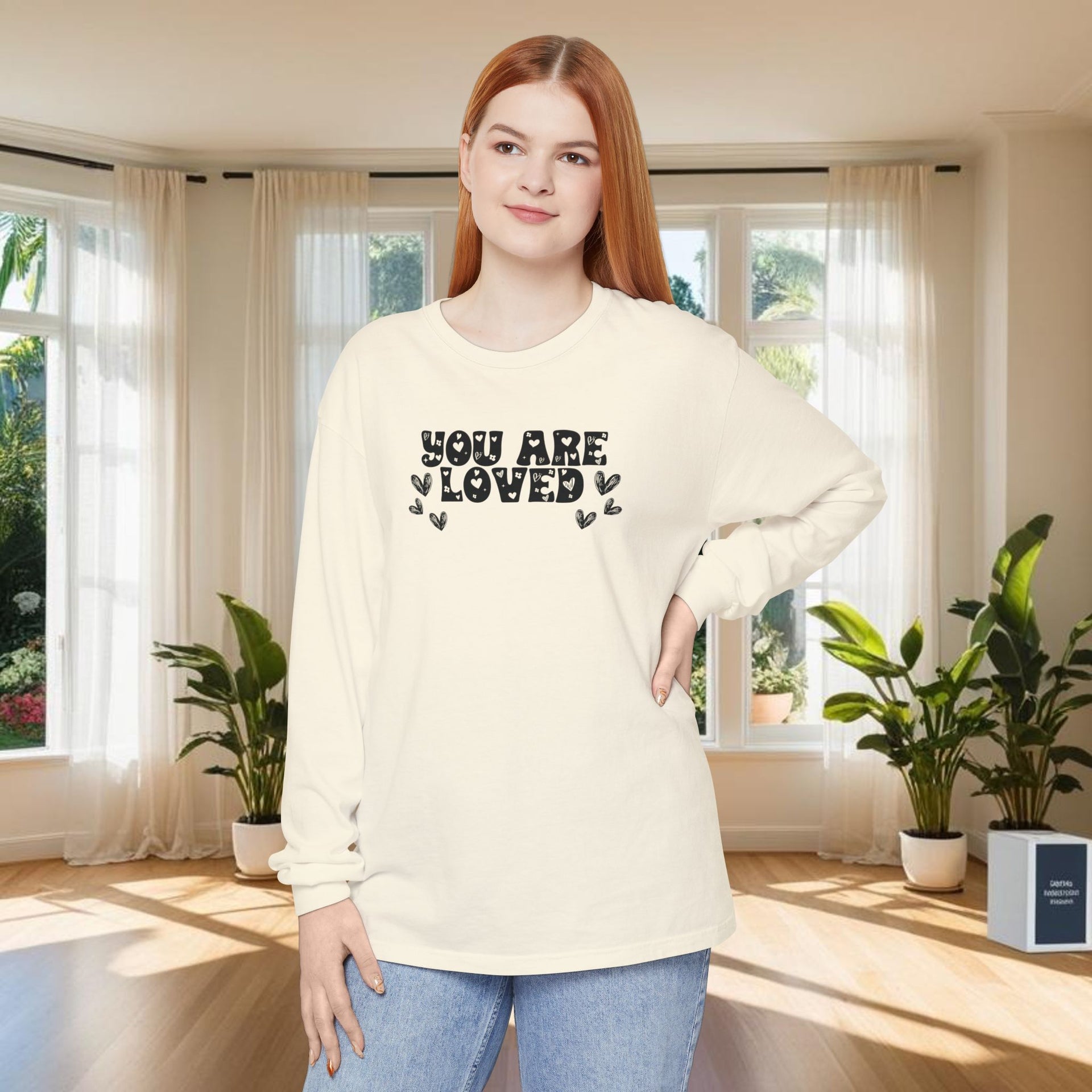 You Are Loved Unisex Relaxed Fit Long Sleeve T-Shirt - My Faith My Father