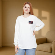 I Stand for the Flag, I Kneel for the Cross Unisex Relaxed Fit Long Sleeve T-Shirt - My Faith My Father