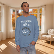 Swimming in Faith Unisex Relaxed Fit Long Sleeve T-Shirt - My Faith My Father