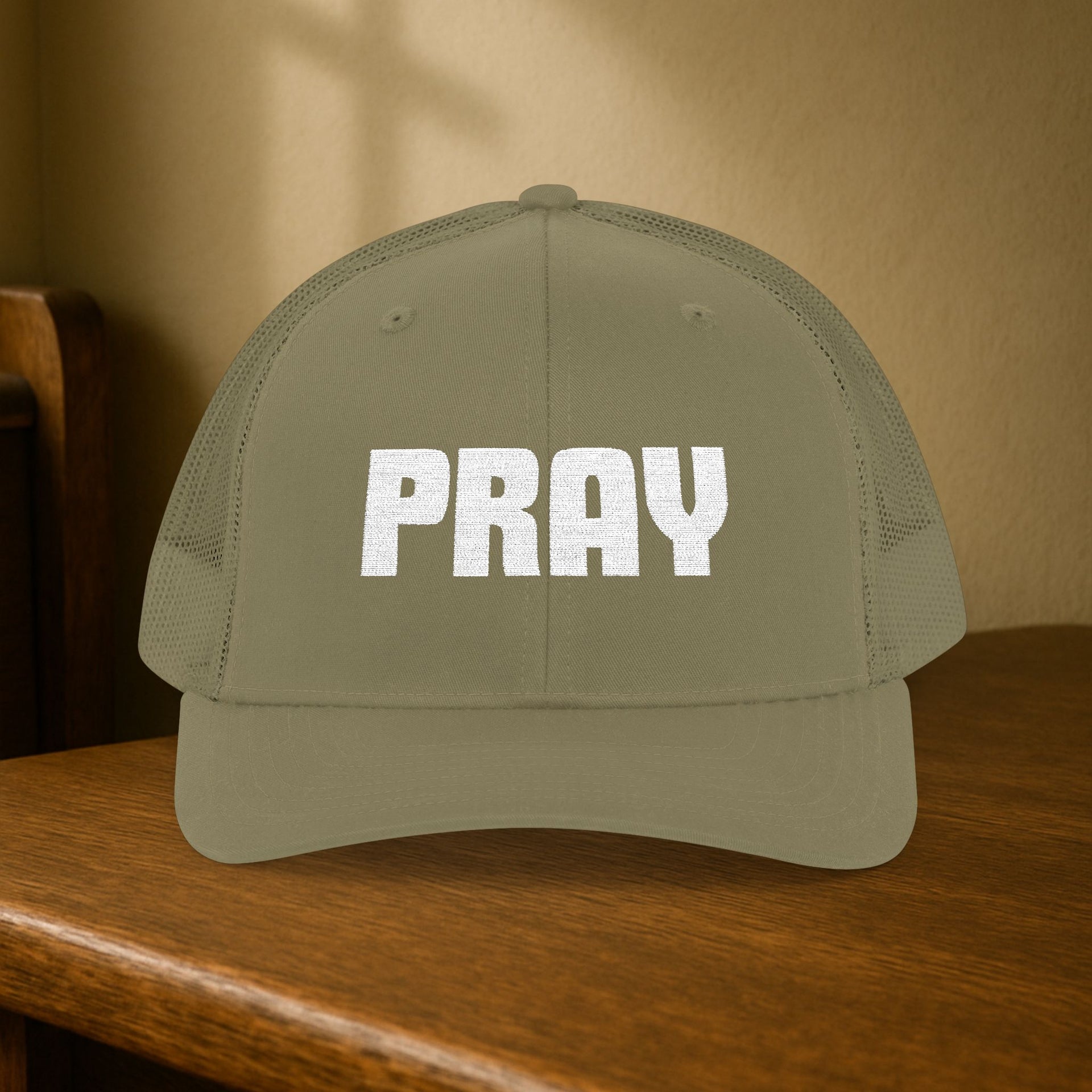 Pray Snapback Trucker Hat - My Faith My Father
