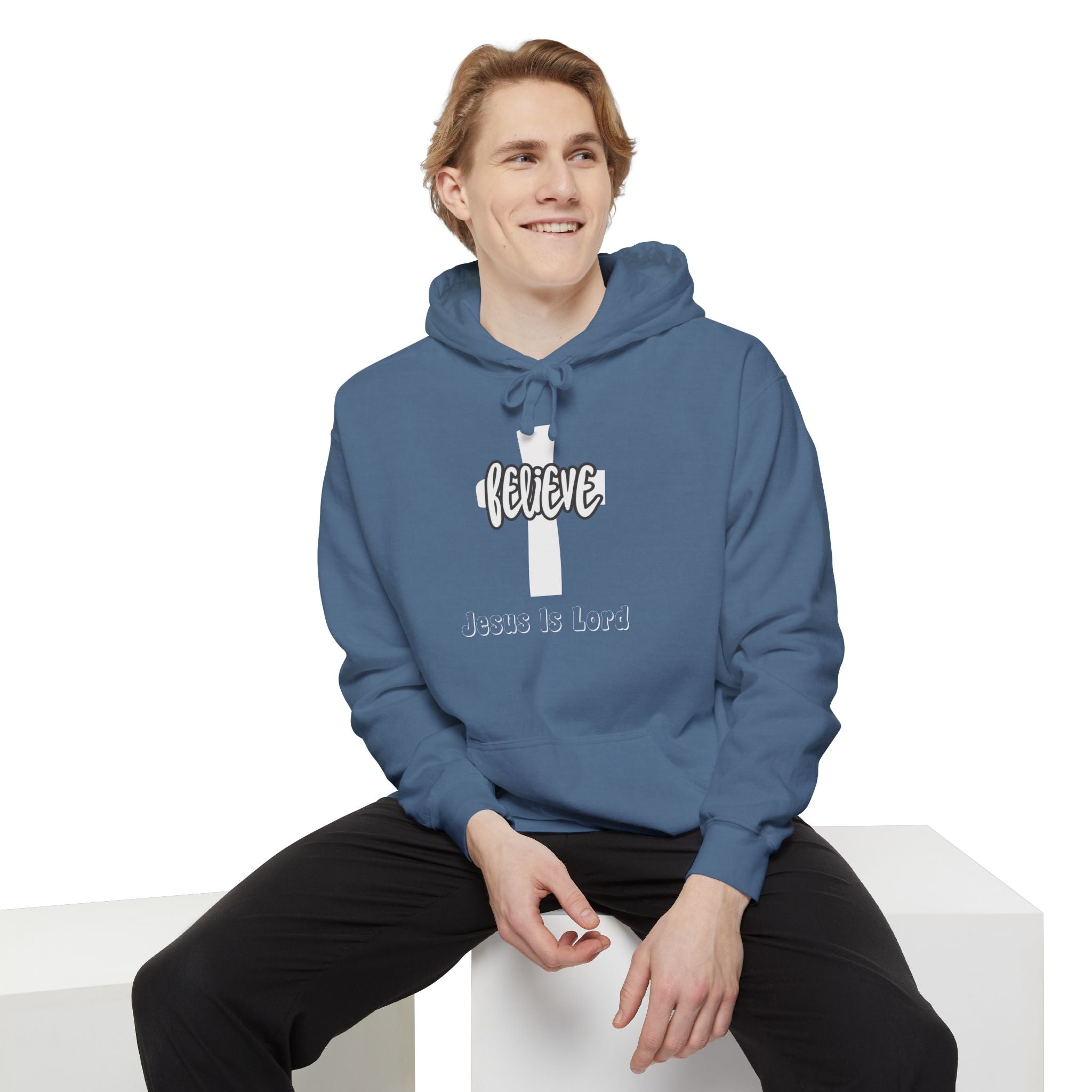 Believe Jesus Is Lord Unisex Relaxed Fit Long Sleeve T-Shirt