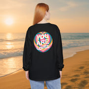 You Are Loved Retro Unisex Relaxed Fit Long Sleeve T-Shirt - My Faith My Father