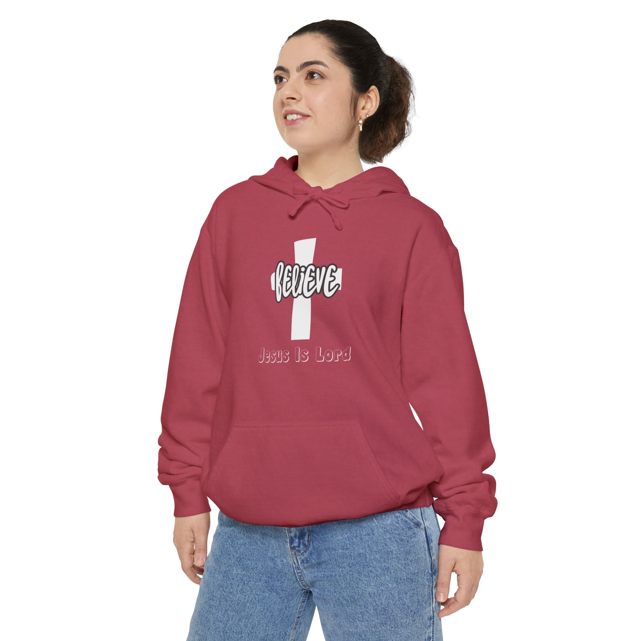 Believe Jesus Is Lord Unisex Relaxed Fit Long Sleeve T-Shirt