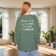 Accept What Is Unisex Relaxed Fit Long Sleeve T-Shirt - My Faith My Father