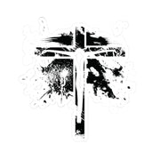 Jesus On Cross Kiss-Cut Stickers - My Faith My Father