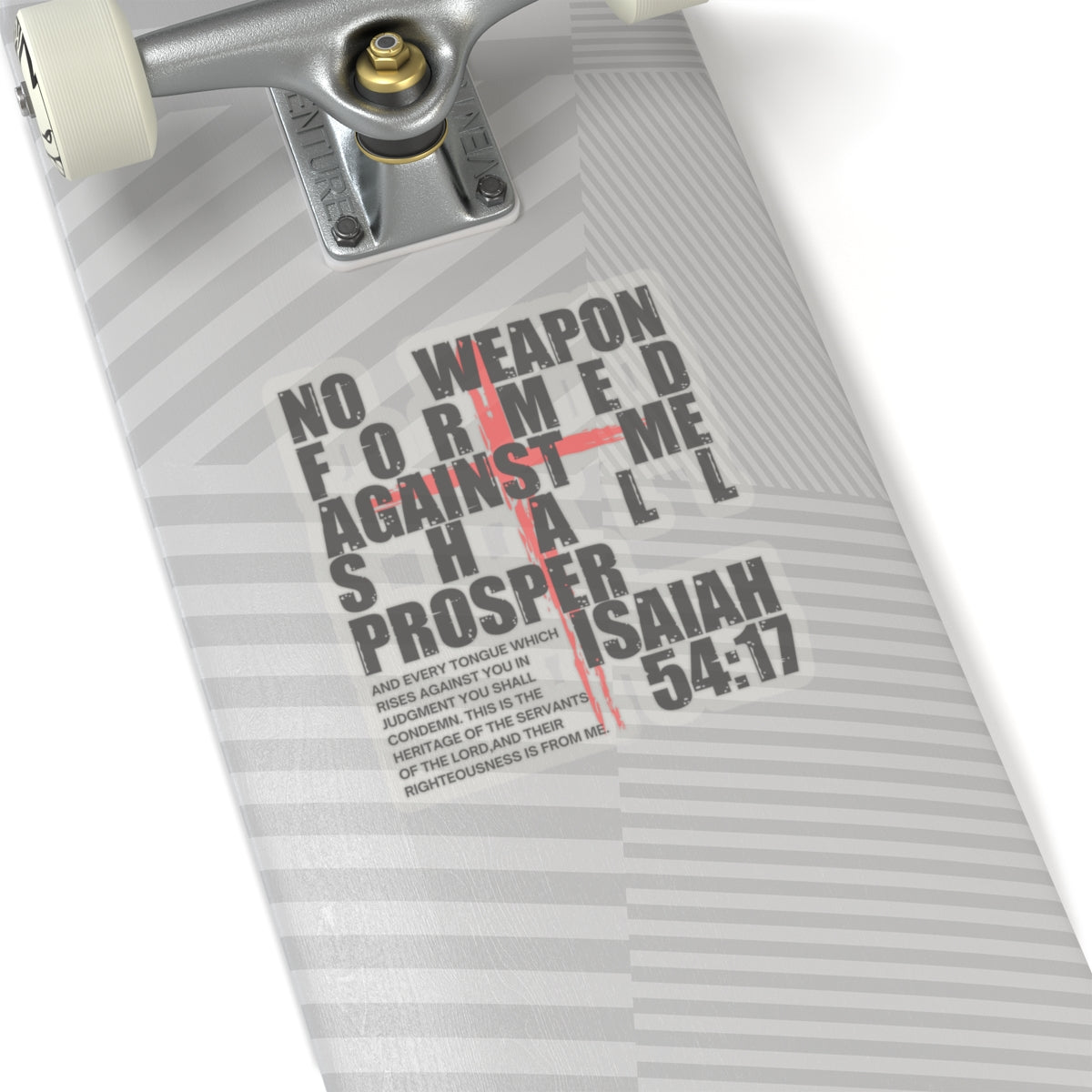 Isaiah 54:17 Kiss-Cut Sticker - My Faith My Father