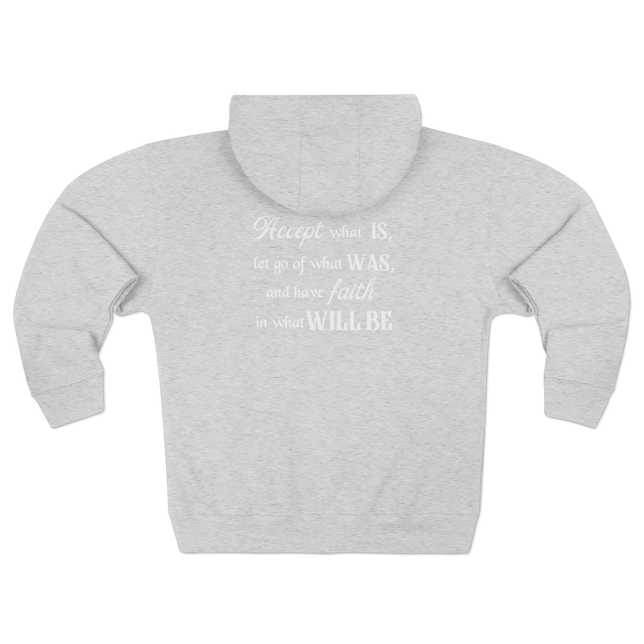 Accept What Is Unisex Zip Hoodie