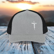 Jesus Cross Snapback Trucker Hat - My Faith My Father