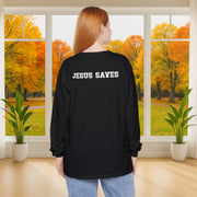 Jesus Saves Unisex Long Sleeve T-Shirt - My Faith My Father