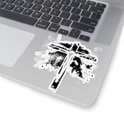 Jesus On Cross Kiss-Cut Stickers - My Faith My Father