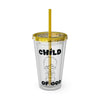 Child of God (Boy) Sunsplash 16oz Tumbler With Straw - My Faith My Father